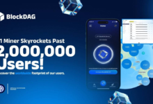 LINK Holds at $13.59, ATOM Gains Slightly, & BDAG’s X1 App Attracts 2M+ Users