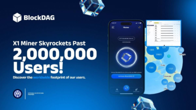 LINK Holds at $13.59, ATOM Gains Slightly, & BDAG’s X1 App Attracts 2M+ Users