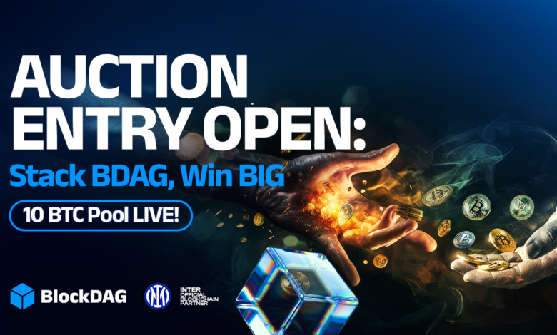 BlockDAG’s 10 BTC Giveaway vs ETH and PEPE Price Hopes