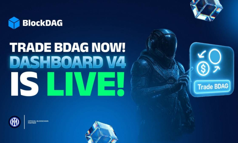 BlockDAG Dashboard V4 Live with TRON & DOGE Showing Strength