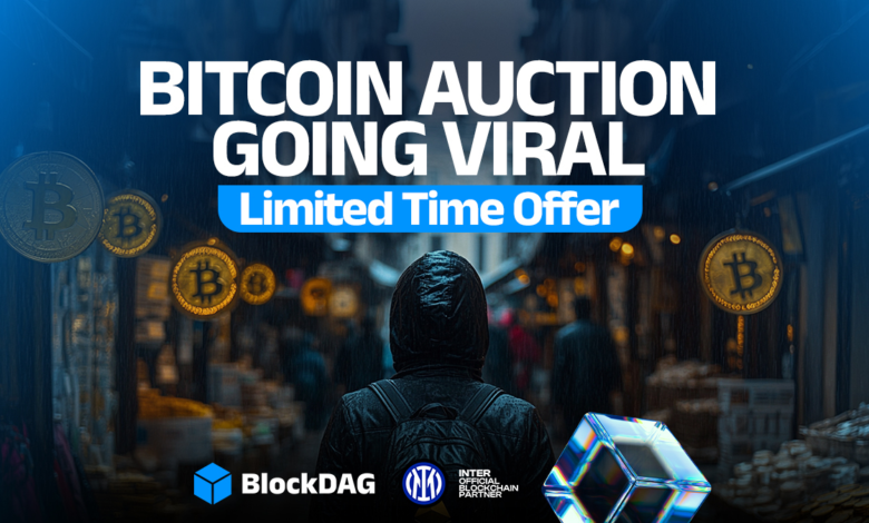 BlockDAG's 10 BTC Auction Builds Buzz as TON Climbs and SHIB Hits a Barrier