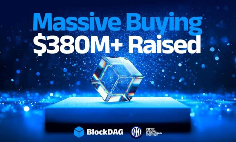 BlockDAG Rockets Past $387M While Aave and Dogecoin Stall