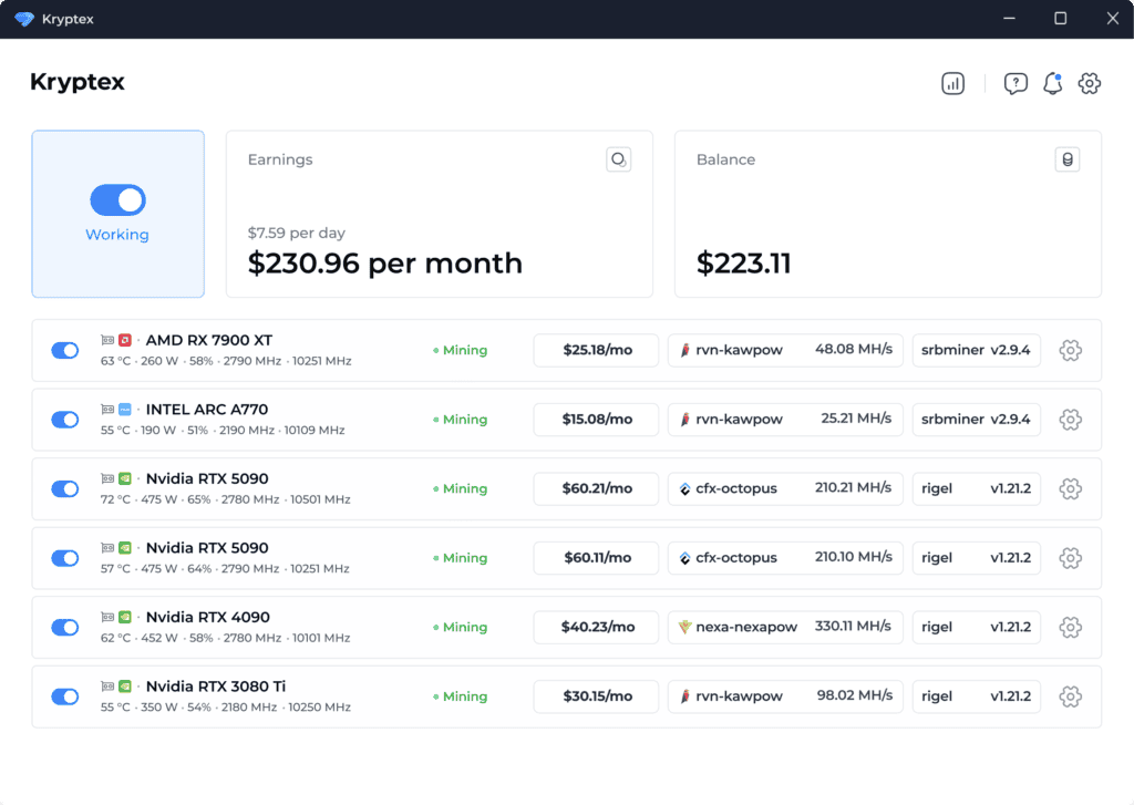 Kryptex: Mining Made Simple