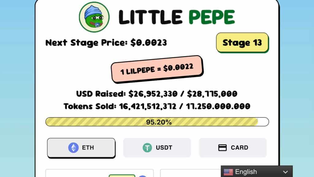 presale activity of Little Pepe