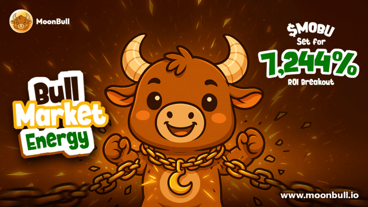 MoonBull promoting a presale event