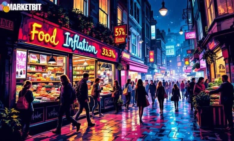 UK Shop Price Inflation Rises Amid Food Cost Surge