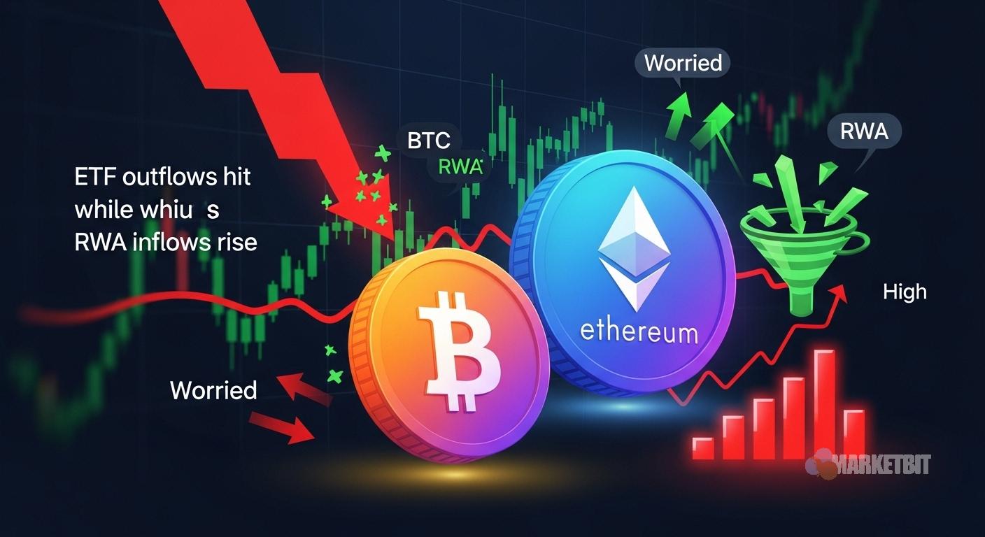 Why tokenized RWAs are drawing liquidity as Bitcoin ETFs see outflows